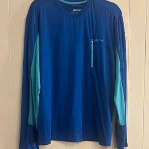 Men's Blue Long Sleeve Shirt